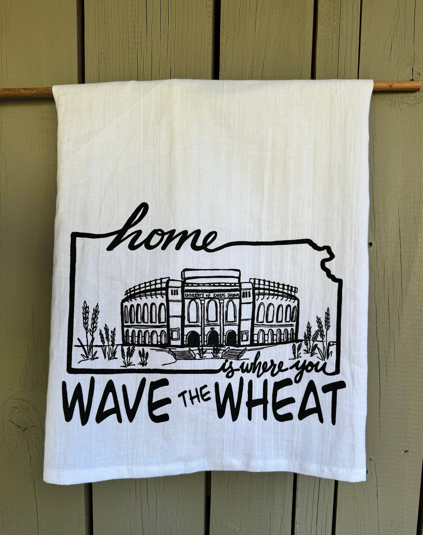 KU Football “Wave the Wheat” Towel