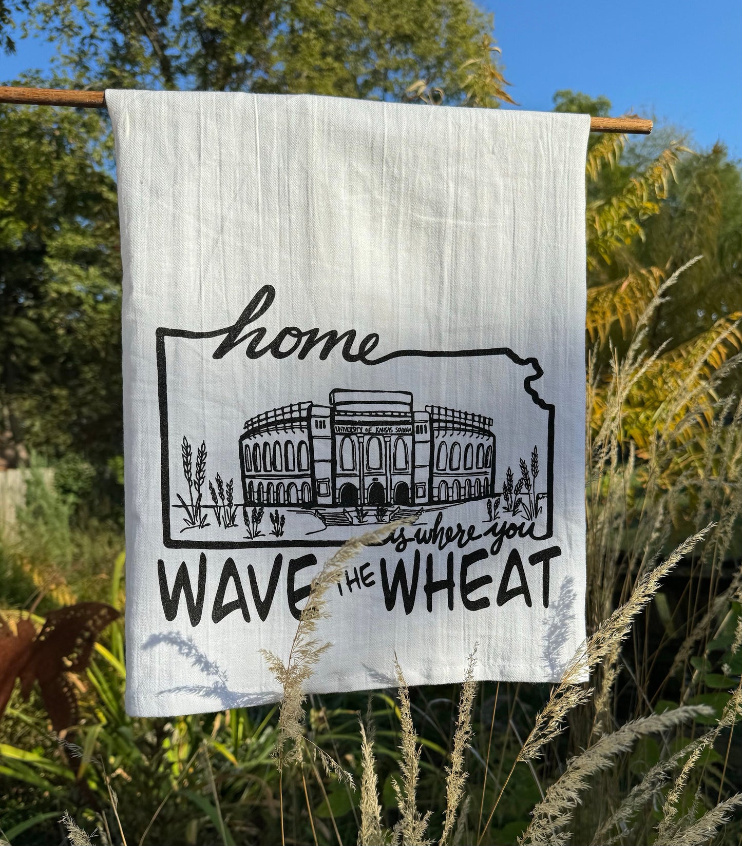 KU Football “Wave the Wheat” Towel