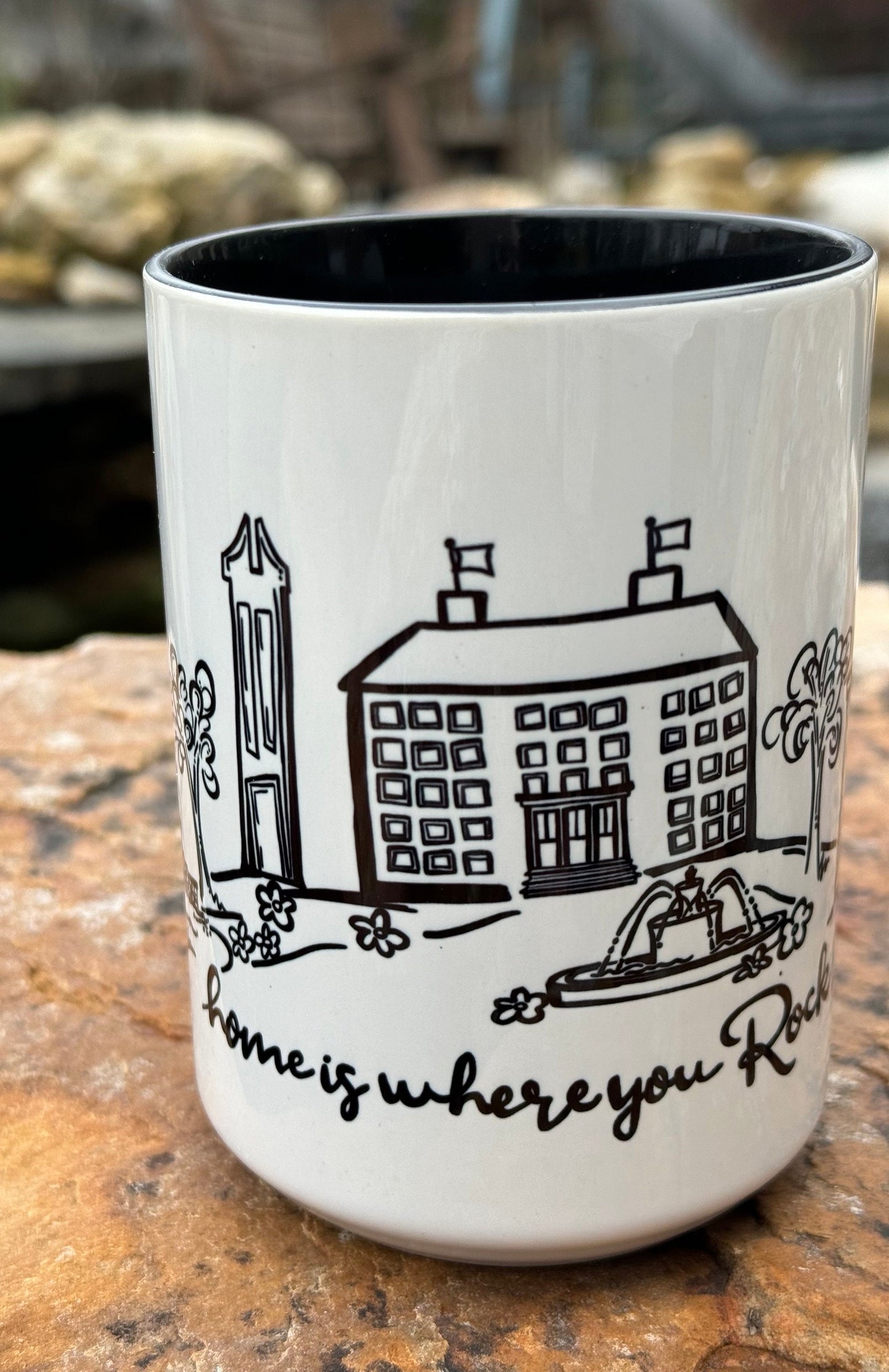 University of Kansas Skyline Coffee Mug