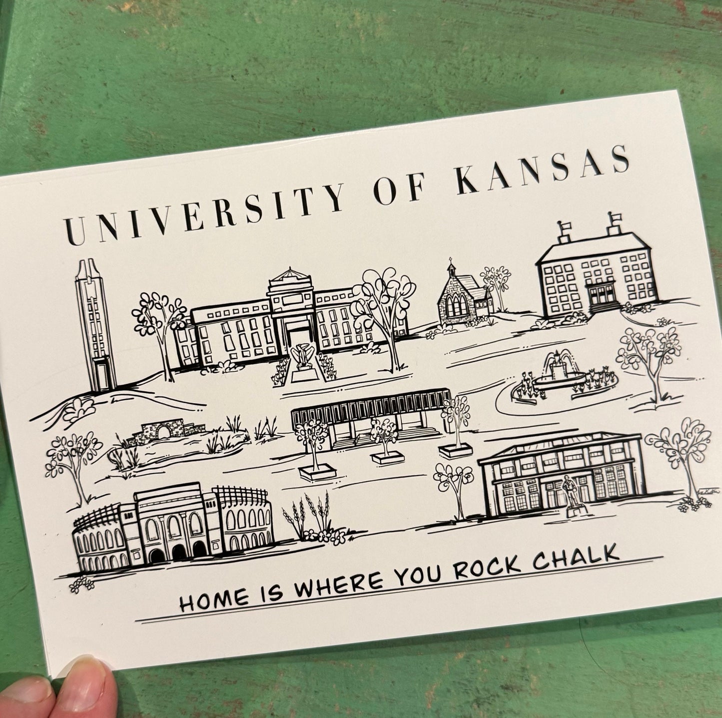 University of Kansas Greeting Card