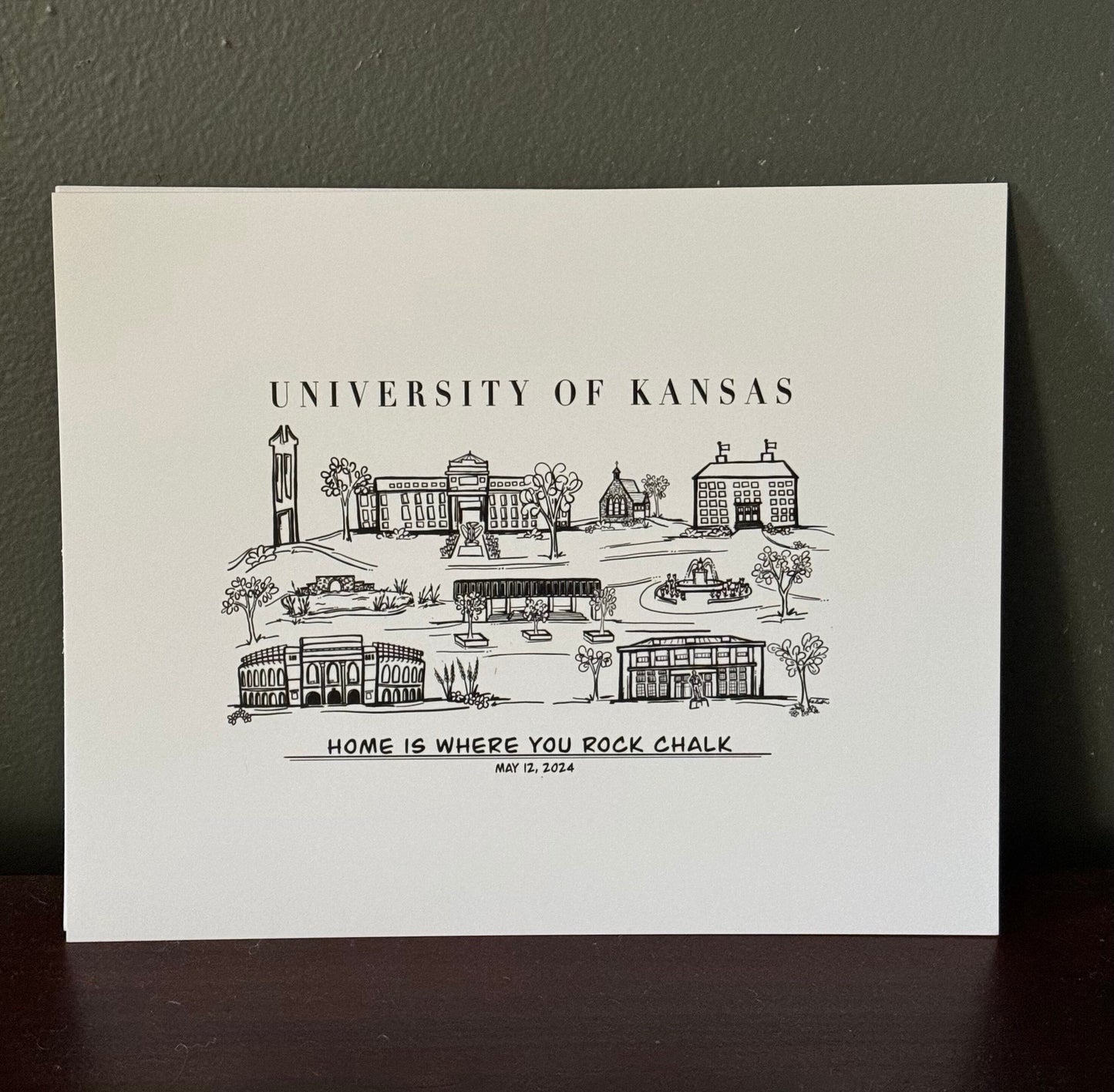 University of Kansas 2024 Graduation Print