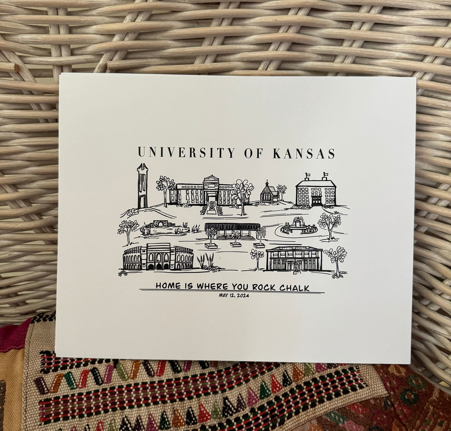 University of Kansas 2024 Graduation Print