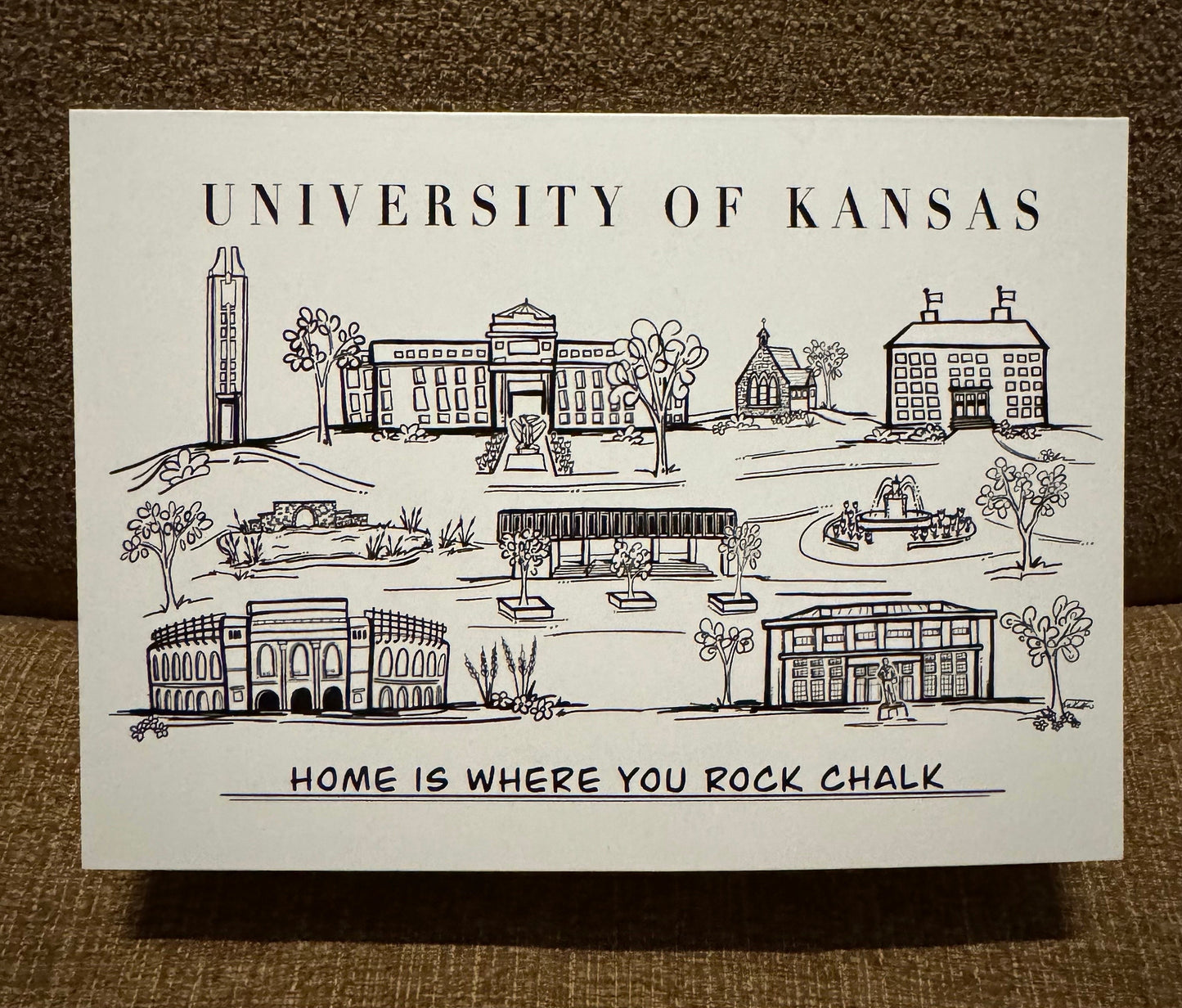 University of Kansas Greeting Card